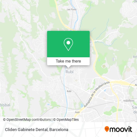 Cliden Gabinete Dental map