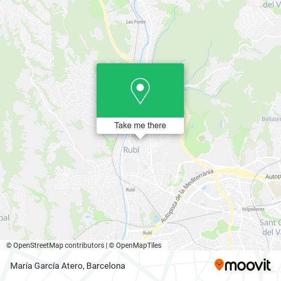 María García Atero map