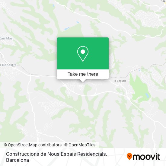 Construccions de Nous Espais Residencials map