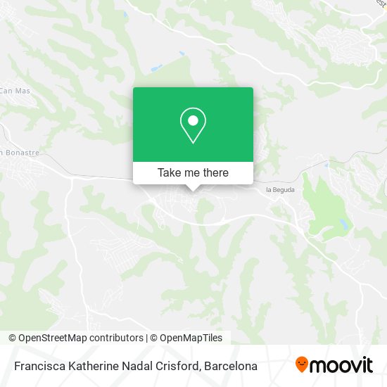 Francisca Katherine Nadal Crisford map