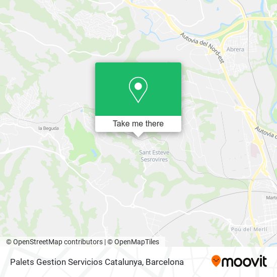 Palets Gestion Servicios Catalunya map