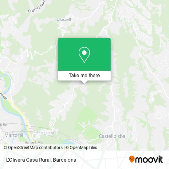 L'Olivera Casa Rural map