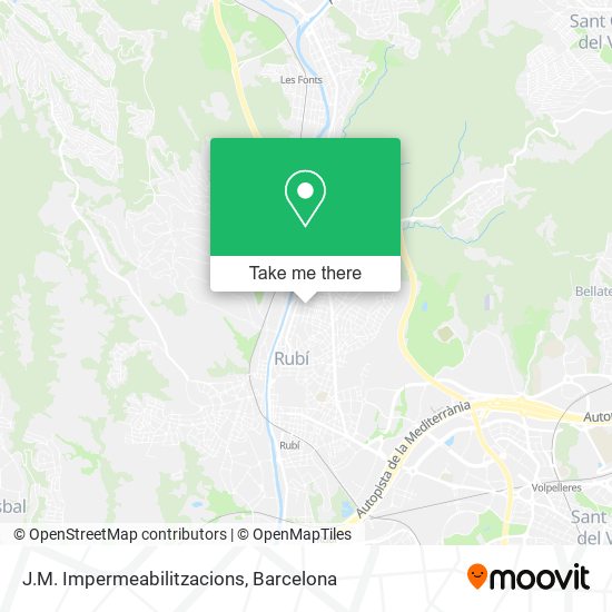 J.M. Impermeabilitzacions map