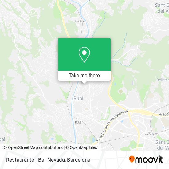 Restaurante - Bar Nevada map