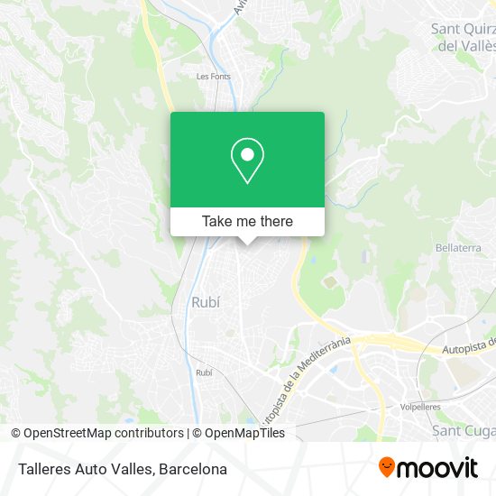 Talleres Auto Valles map