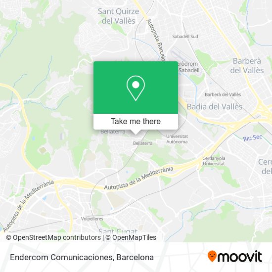 mapa Endercom Comunicaciones