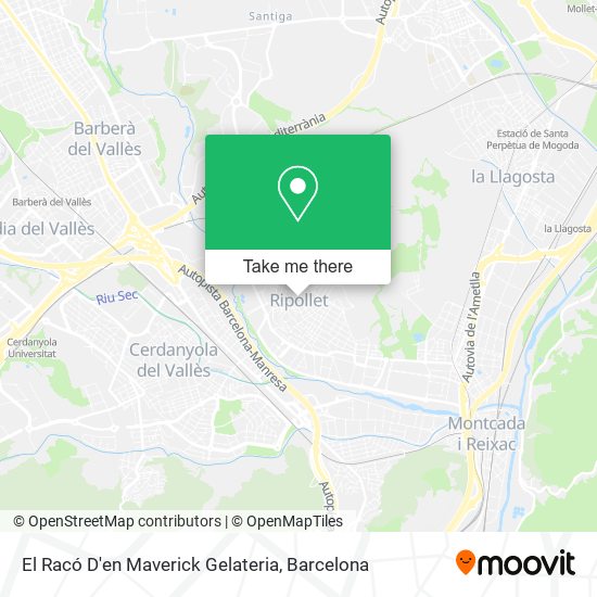 El Racó D'en Maverick Gelateria map