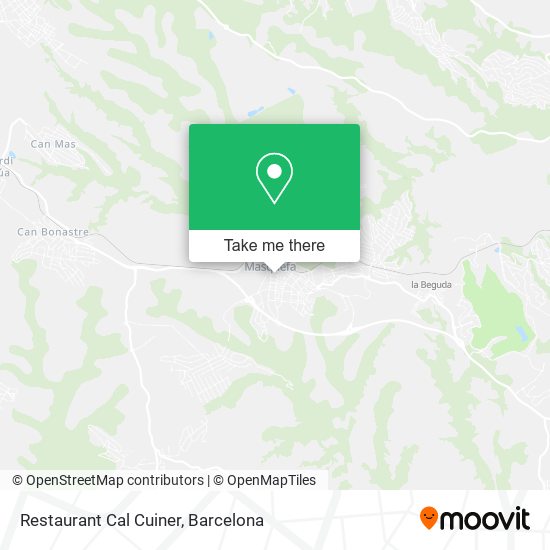 Restaurant Cal Cuiner map