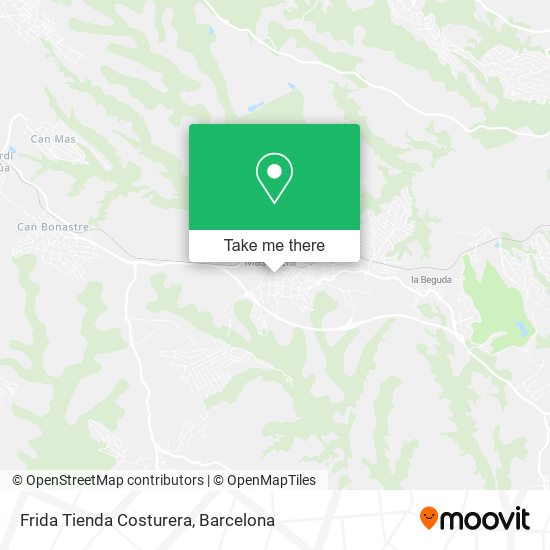 Frida Tienda Costurera map