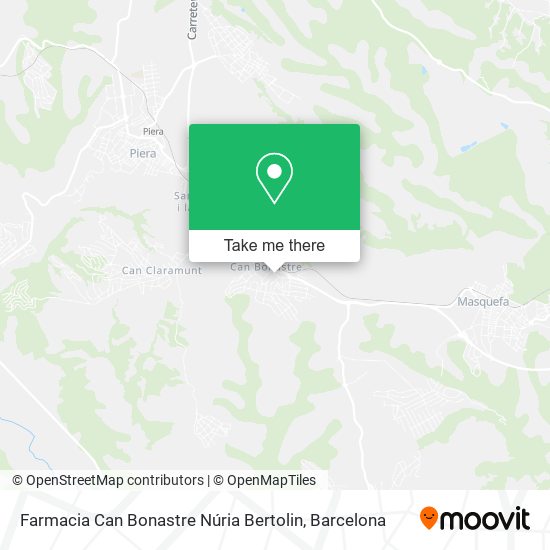 Farmacia Can Bonastre Núria Bertolin map