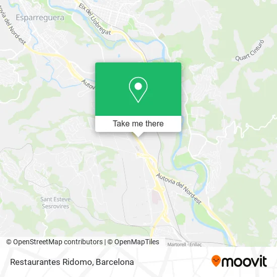 Restaurantes Ridomo map