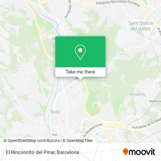 El Rinconcito del Pinar map