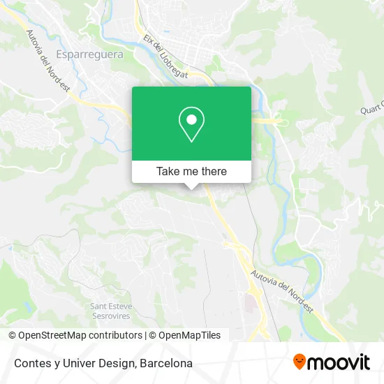 Contes y Univer Design map