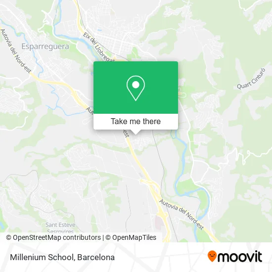 Millenium School map