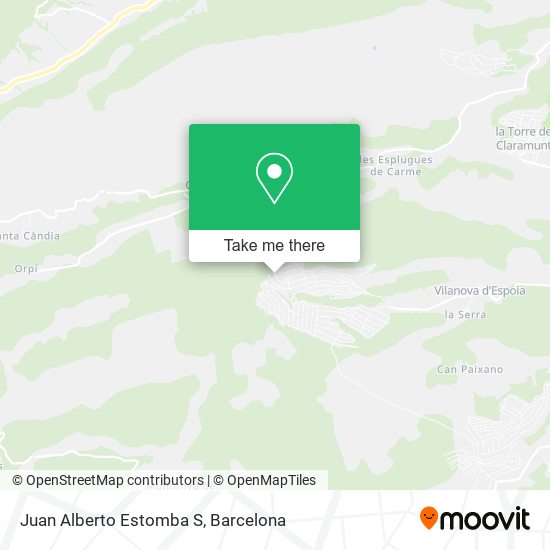Juan Alberto Estomba S map