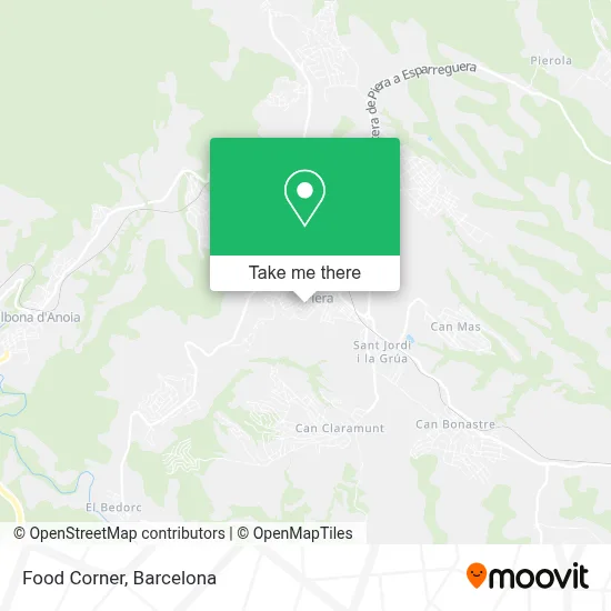 Food Corner map