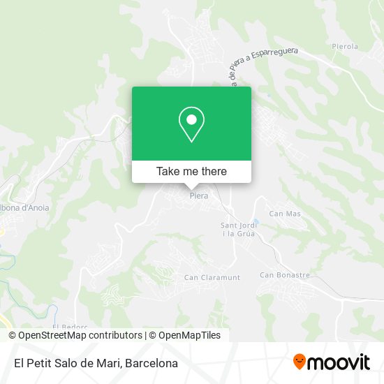 El Petit Salo de Mari map