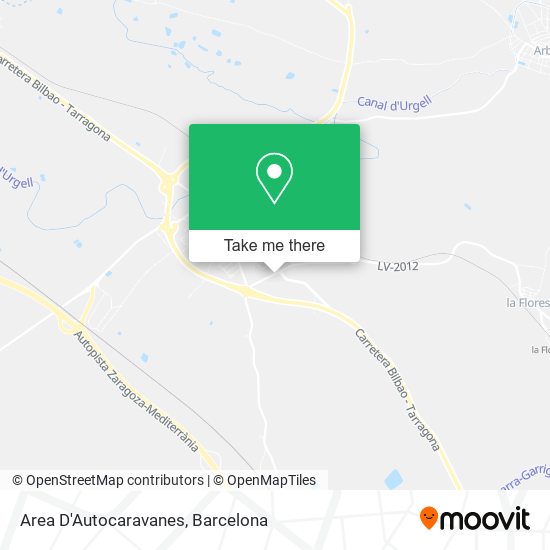 Area D'Autocaravanes map