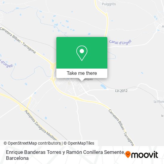 Enrique Banderas Torres y Ramón Conillera Semente map