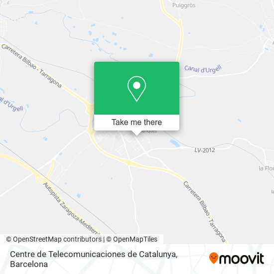Centre de Telecomunicaciones de Catalunya map
