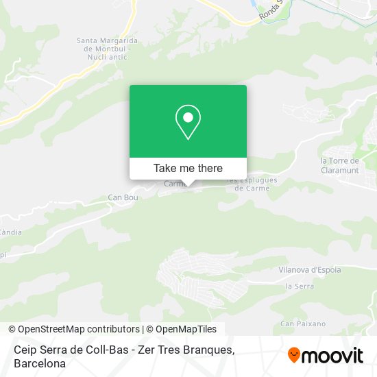 Ceip Serra de Coll-Bas - Zer Tres Branques map