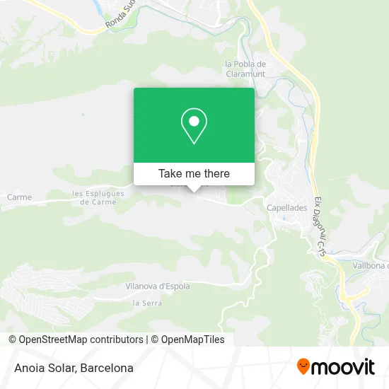 Anoia Solar map