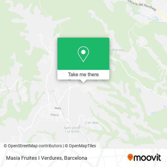 Masía Fruites I Verdures map