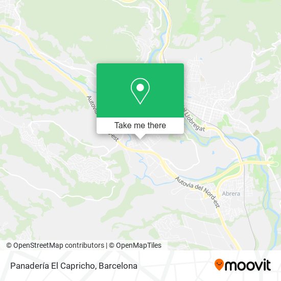 Panadería El Capricho map