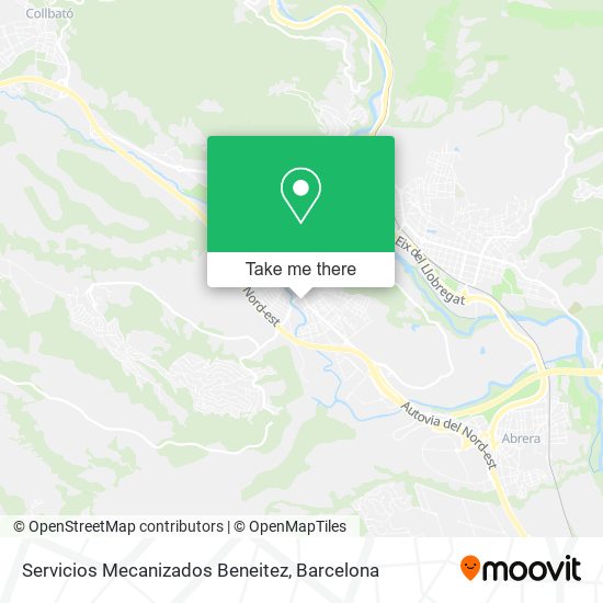 Servicios Mecanizados Beneitez map