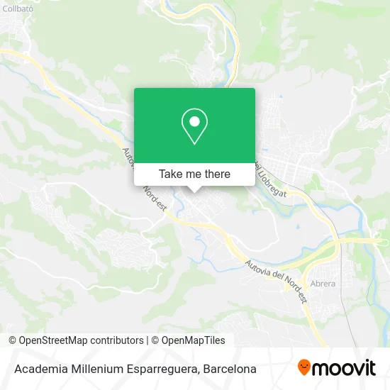 Academia Millenium Esparreguera map