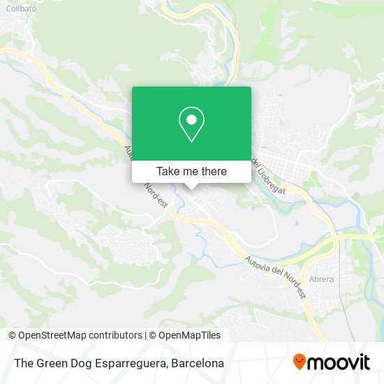 The Green Dog Esparreguera map