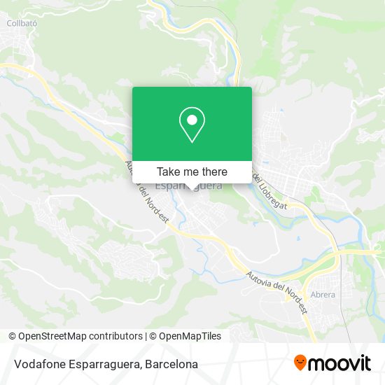 Vodafone Esparraguera map