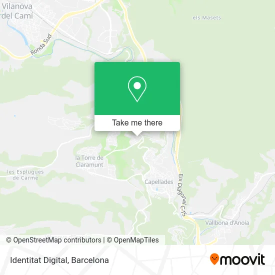 Identitat Digital map