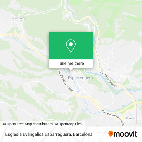 Església Evangèlica Esparreguera map