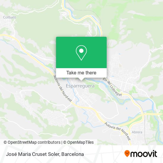 José Maria Cruset Soler map