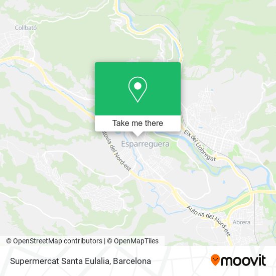 Supermercat Santa Eulalia map