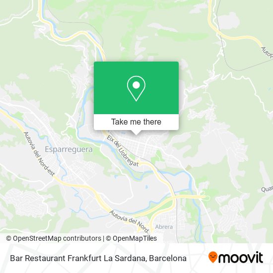 Bar Restaurant Frankfurt La Sardana map