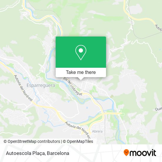 Autoescola Plaça map