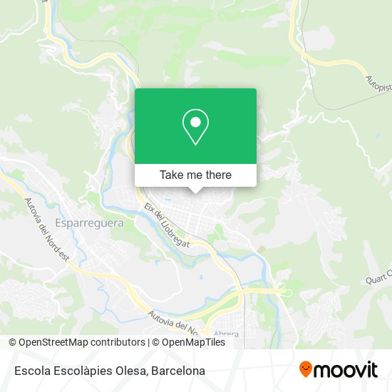 Escola Escolàpies Olesa map