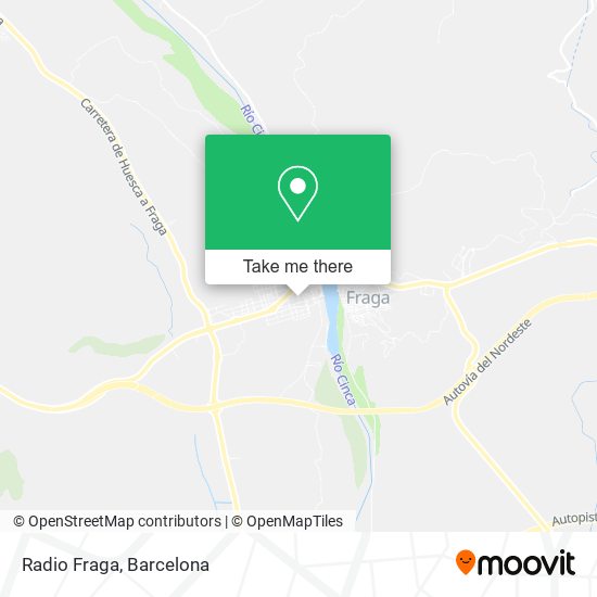 Radio Fraga map