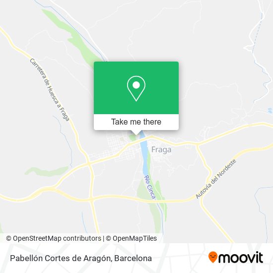 Pabellón Cortes de Aragón map