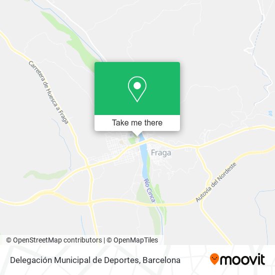 Delegación Municipal de Deportes map