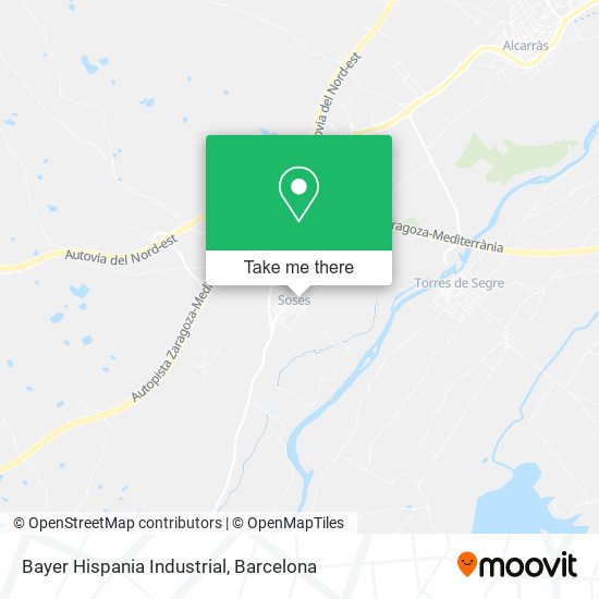 Bayer Hispania Industrial map
