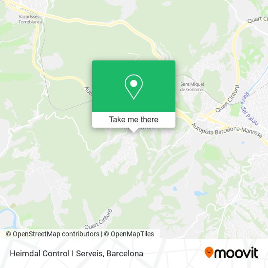 Heimdal Control I Serveis map