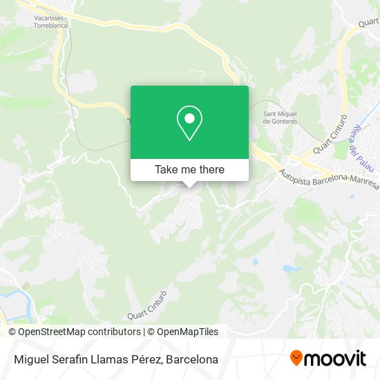 Miguel Serafin Llamas Pérez map