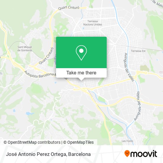 José Antonio Perez Ortega map