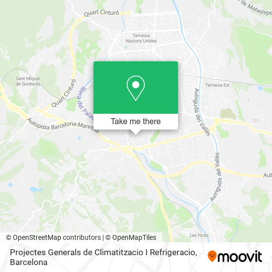 Projectes Generals de Climatitzacio I Refrigeracio map
