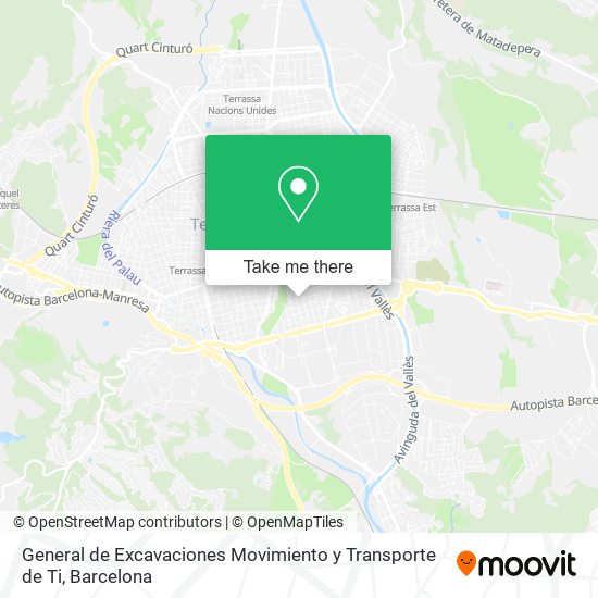 General de Excavaciones Movimiento y Transporte de Ti map