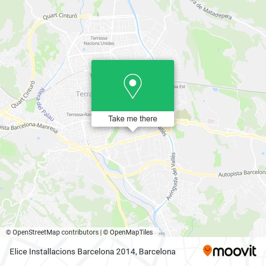 Elice Installacions Barcelona 2014 map