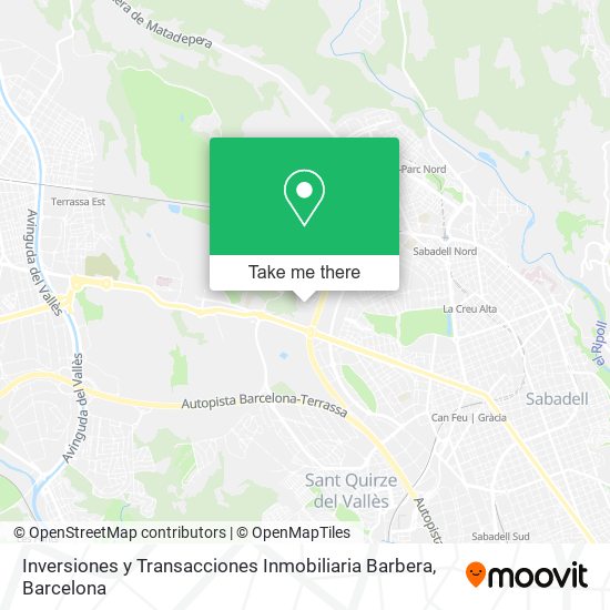 Inversiones y Transacciones Inmobiliaria Barbera map